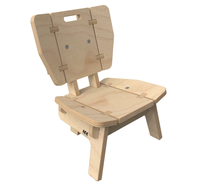Houten lounge stoel voor kinderen | IKC Kindermeubels