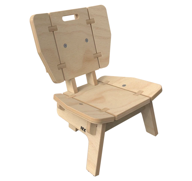 Houten lounge stoel voor kinderen | IKC Kindermeubels
