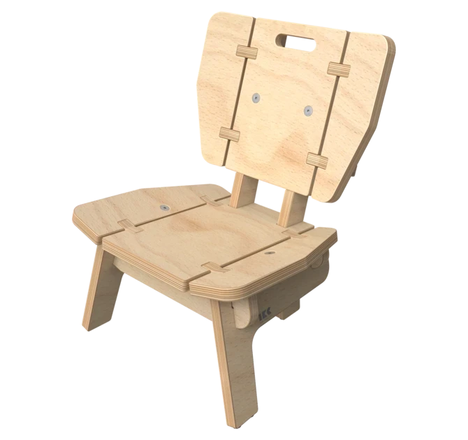Houten lounge stoel voor kinderen | IKC Kindermeubels