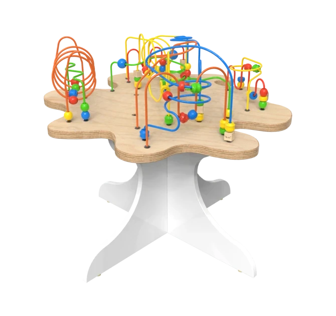 Spelenderwijs de fijne motoriek verbeteren met de kralentafel | IKC educatief speelsysteem kinderhoek
