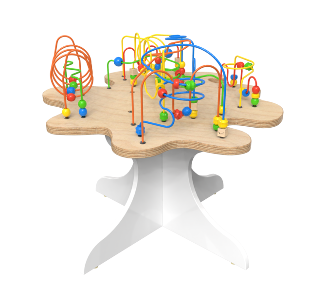Spelenderwijs de fijne motoriek verbeteren met de kralentafel | IKC educatief speelsysteem kinderhoek