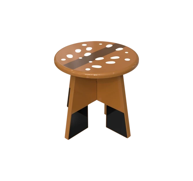 Het herten kinderkrukje uit de dierenserie is perfect voor elke kinderhoek | IKC kindermeubels