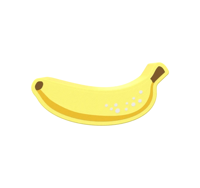 De Softplay Banana is een handgemaakt zacht zitmeubel voor uw kinderhoek