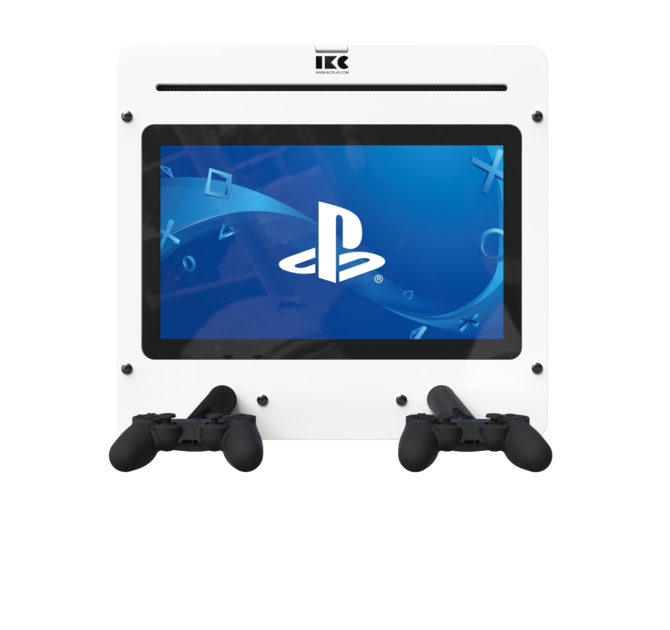 interactief speelsysteem met spelcomputer en controllers voor in de wachtkamer kinderhoek