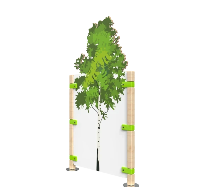 Hekwerk voor kinderhoek met een boom | IKC Hekwerken