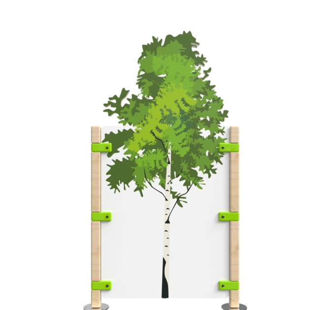 Hekwerk voor kinderhoek met een boom | IKC Hekwerken