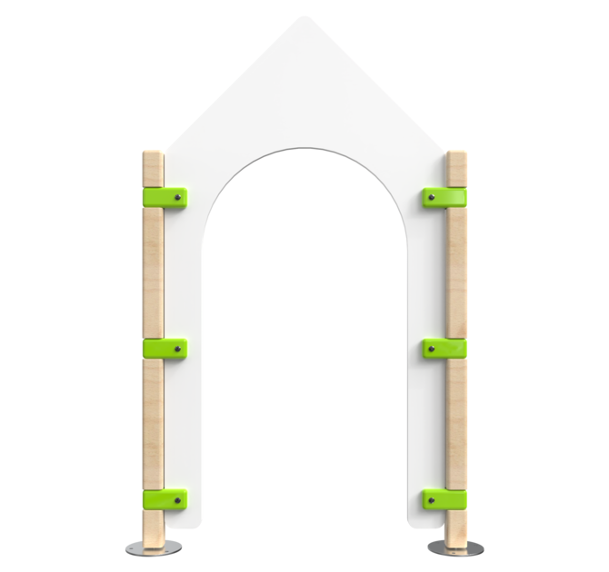 Hekwerk voor kinderhoek entree doorgang | IKC Hekwerken