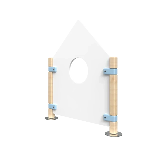 Huis hekwerk voor kinderhoek | IKC Hekwerken