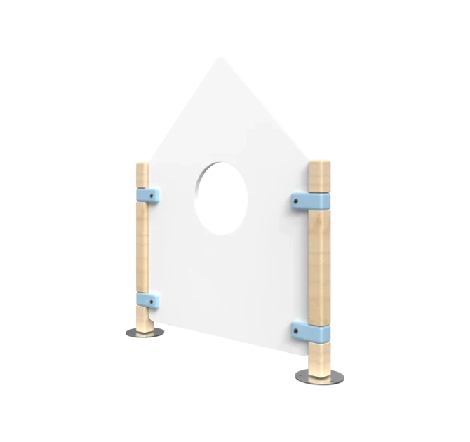 Huis hekwerk voor kinderhoek | IKC Hekwerken