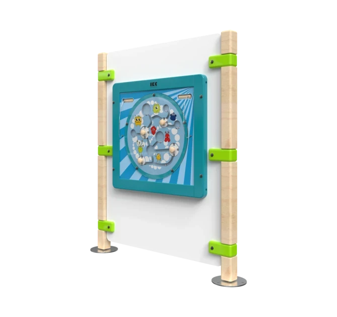 Hekwerk voor kinderhoek voor een wandspel | IKC Hekwerken