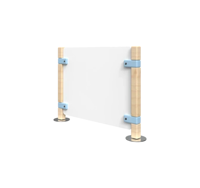 Laag hekwerk voor kinderhoek | IKC Hekwerken