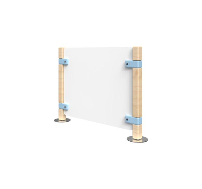 Laag hekwerk voor kinderhoek | IKC Hekwerken