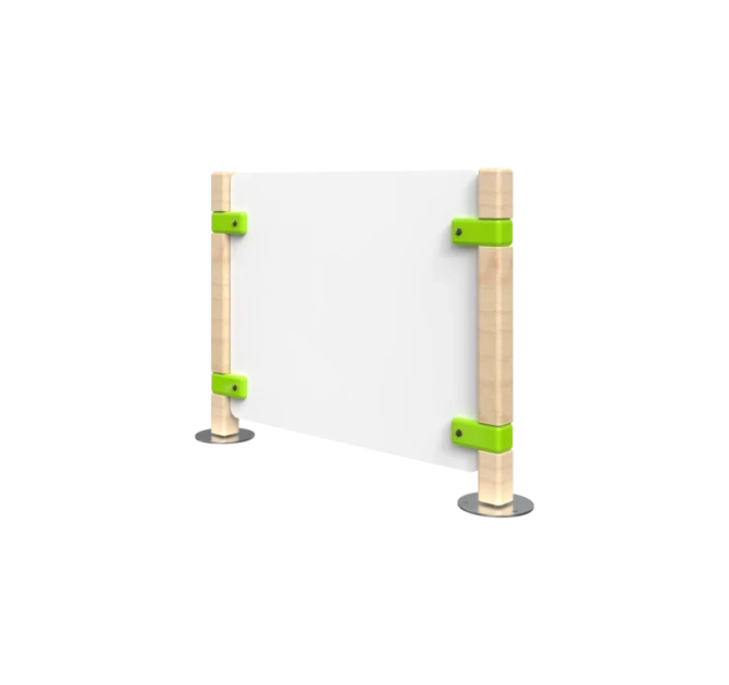 Laag hekwerk voor kinderhoek | IKC Hekwerken