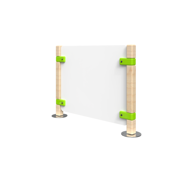 Laag hekwerk voor kinderhoek | IKC Hekwerken