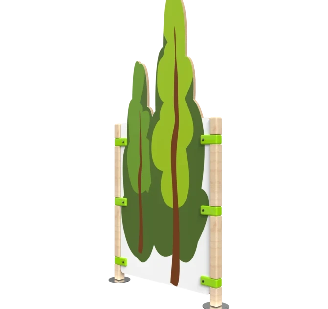 Hekwerk voor kinderhoek met een boom | IKC Hekwerken