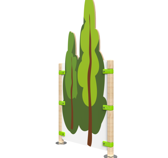 Hekwerk voor kinderhoek met een boom | IKC Hekwerken