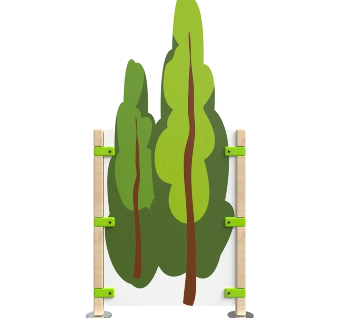 Hekwerk voor kinderhoek met een boom | IKC Hekwerken