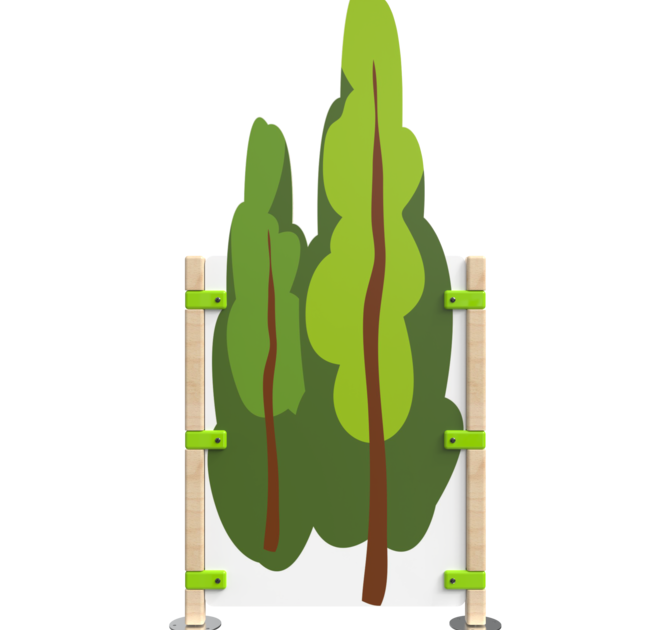 Hekwerk voor kinderhoek met een boom | IKC Hekwerken