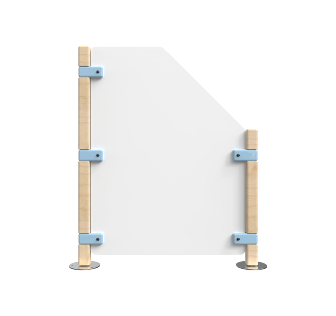Hekwerk schuin voor kinderhoek | IKC Kinderhoeken