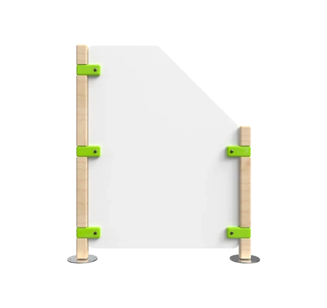 Hekwerk schuin voor kinderhoek | IKC Kinderhoeken