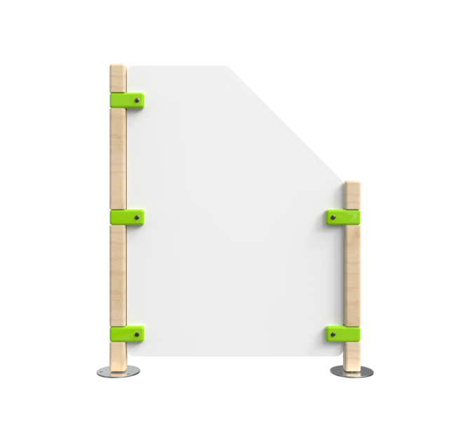 Hekwerk schuin voor kinderhoek | IKC Kinderhoeken