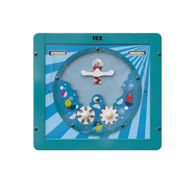 Verplaats de ballen door aan de draaischijven te draaien | IKC wandspellen