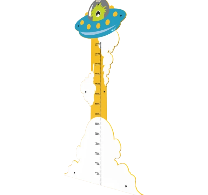 Opmeten hoe lang je al bent met een monster meetlat | IKC Speelsystemen
