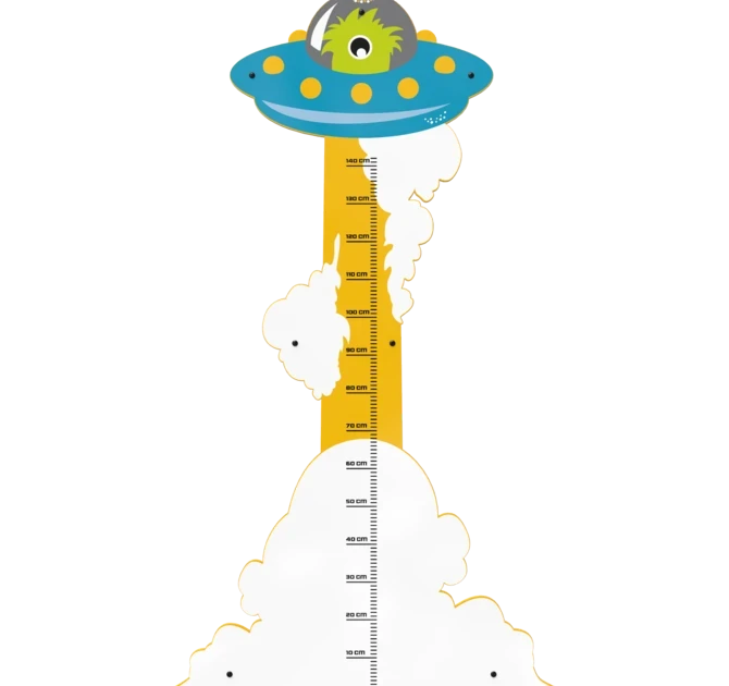 Opmeten hoe lang je al bent met een monster meetlat | IKC Speelsystemen