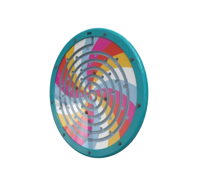 Draai het speelwiel om de ballen te verplaatsen | IKC Wandspellen