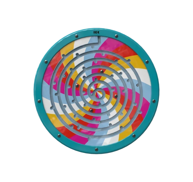 Draai het speelwiel om de ballen te verplaatsen | IKC Wandspellen