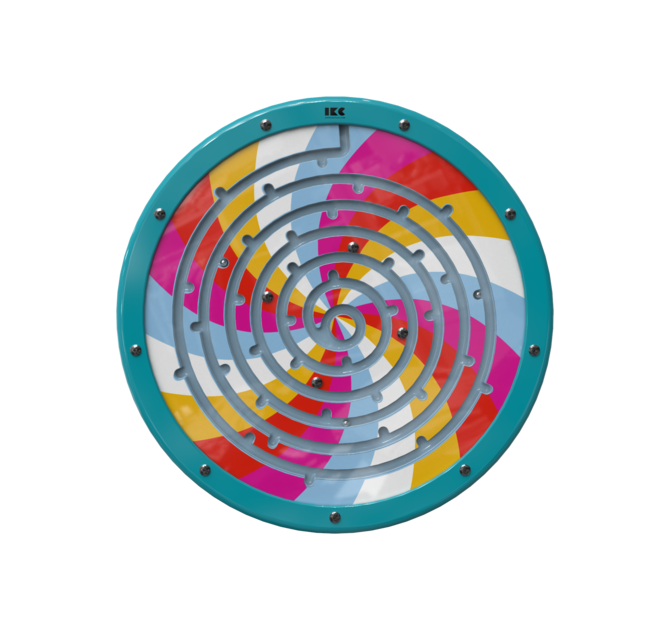 Draai het speelwiel om de ballen te verplaatsen | IKC Wandspellen