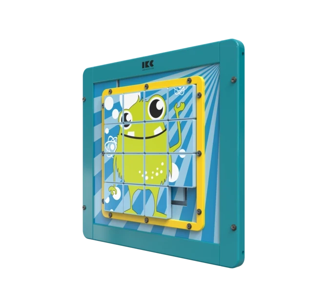 Houten schuifpuzzel |  IKC Wandspellen en muurspellen voor kinderen