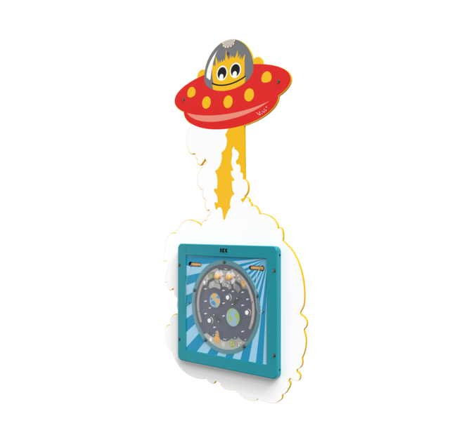 Een wandplaat voor het bevestigen van een wandspel | IKC speelsystemen