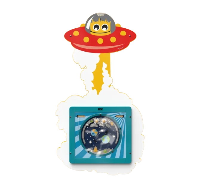 Een wandplaat voor het bevestigen van een wandspel | IKC speelsystemen