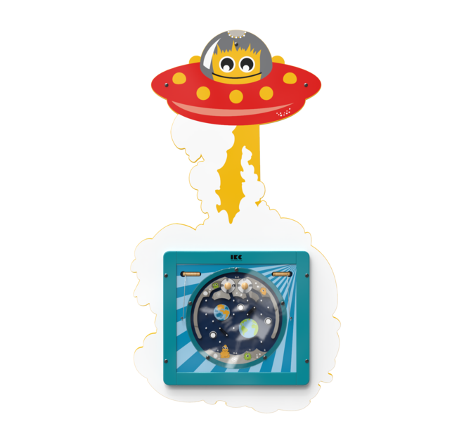 Een wandplaat voor het bevestigen van een wandspel | IKC speelsystemen