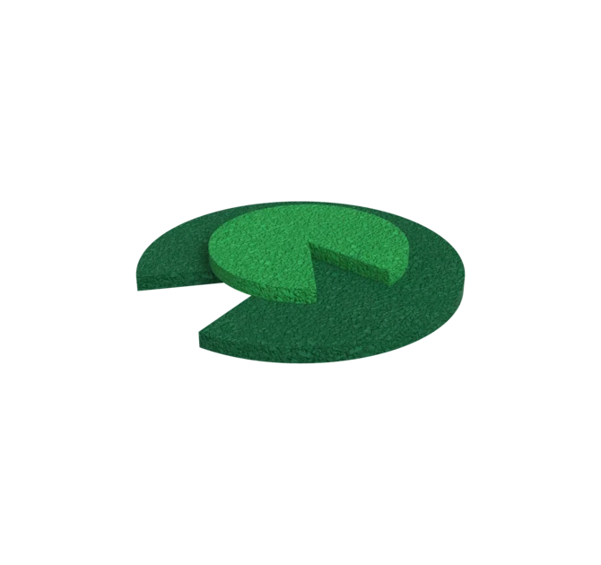 Diverse speelvloer elementen waterlelie| EPDM vloer