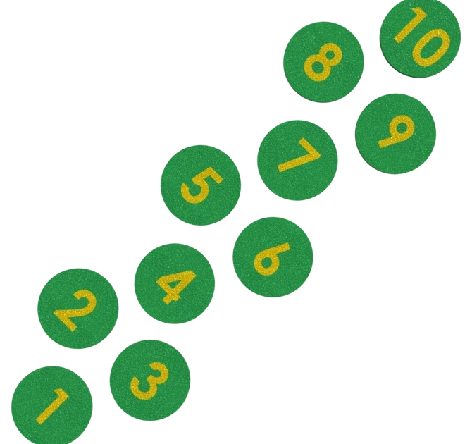 Hinkelbaan van EPDM voor een kinderhoek 