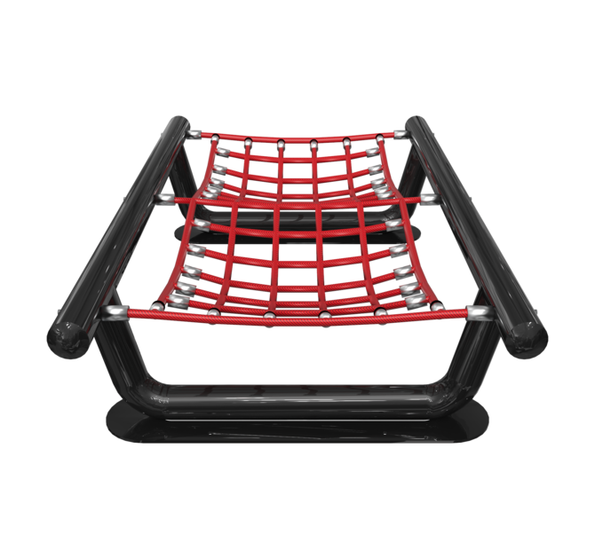 Touwbrug voor een kinderhoek | IKC speelvloeren en speelwanden