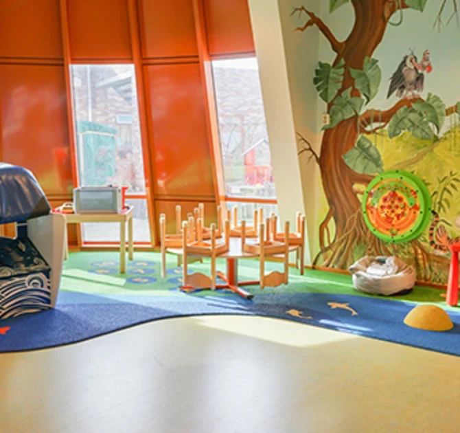 Kinderhoek voor kinderdagverblijf