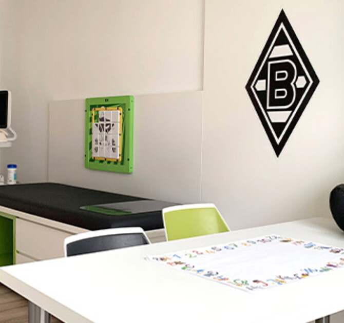 Wandspel voor de behandelkamer