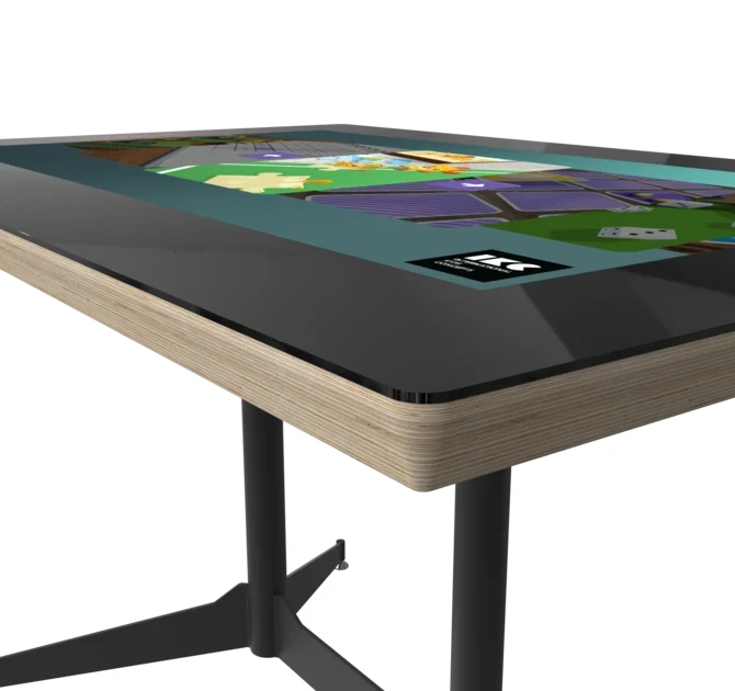 Een Interactieve speeltafel voor de hele familie, verkrijgbaar in 2 varianten