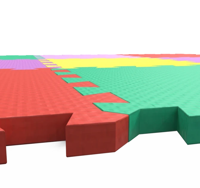 een puzzel vloer met puzzel stukken voor een zachte ondergrond en extra speelwaarde in uw kinderhoek