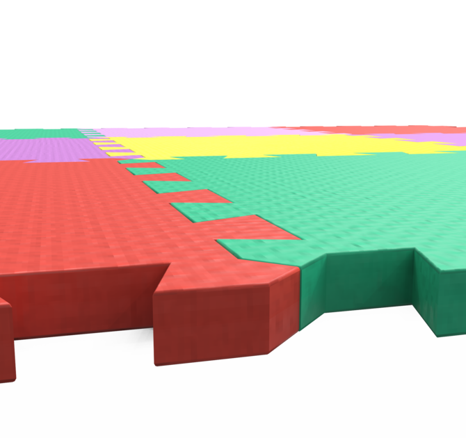 een puzzel vloer met puzzel stukken voor een zachte ondergrond en extra speelwaarde in uw kinderhoek
