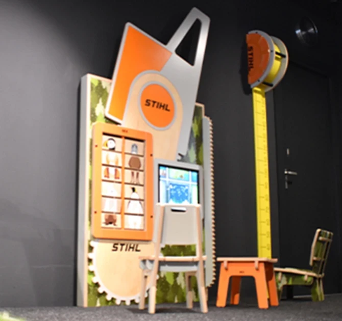 Kinderhoek winkelinterieur 