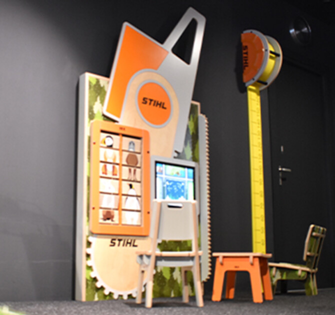 Kinderhoek winkelinterieur 