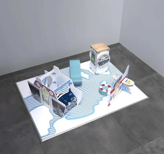 IKC Arctic speelhoek free standing