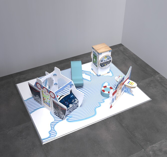 IKC Arctic speelhoek free standing