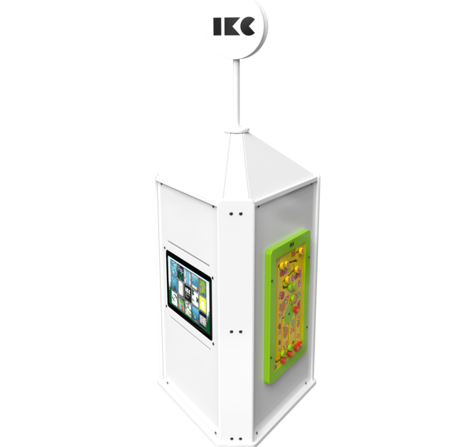 Interactieve speeltoren voor een kinderhoek met meerdere spellen interactief  | IKC speelsystemen