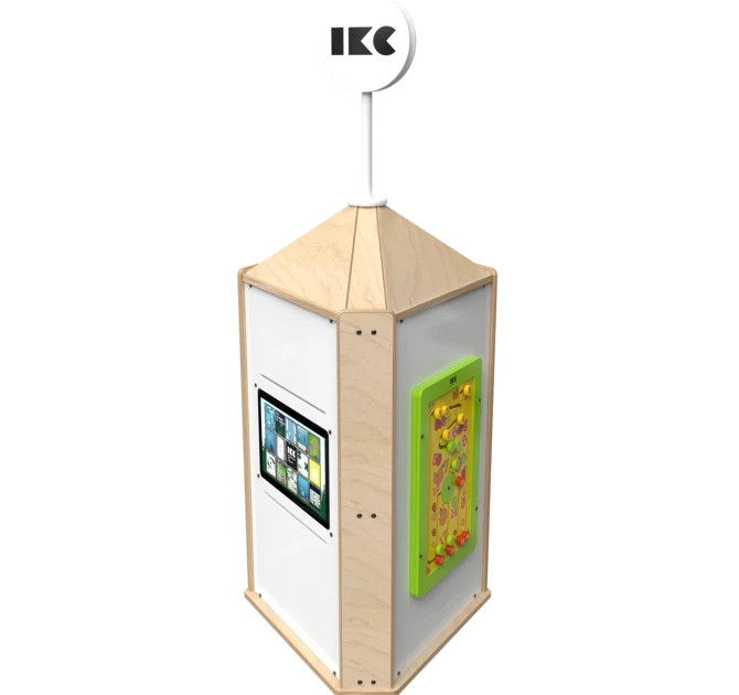 Speeltoren voor een kinderhoek met meerdere spellen interactief  | IKC speelsystemen