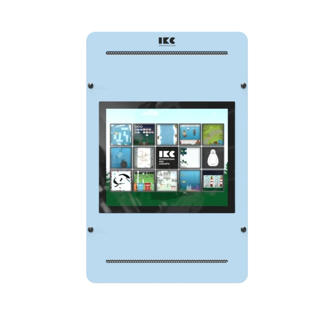 Op deze afbeelding staat een interactief speelsysteem Delta 17 inch Arctic